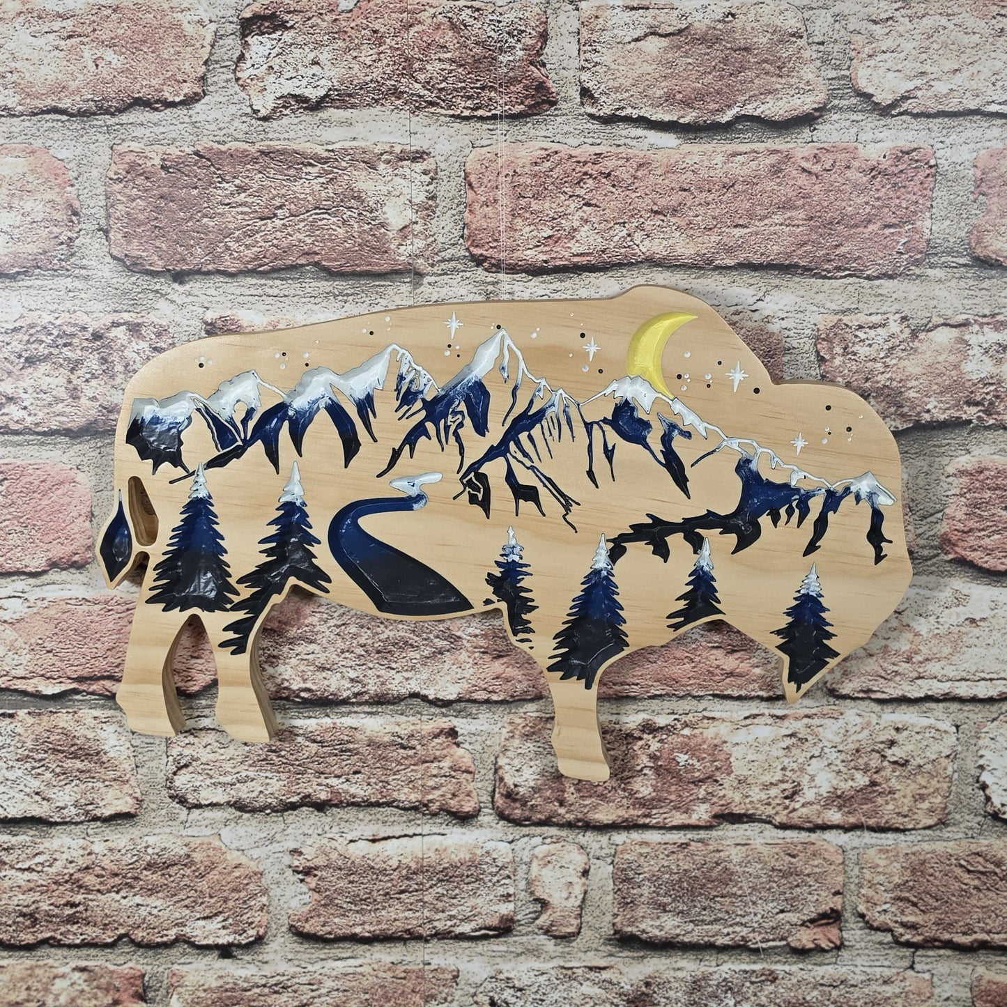 Carved Buffalo