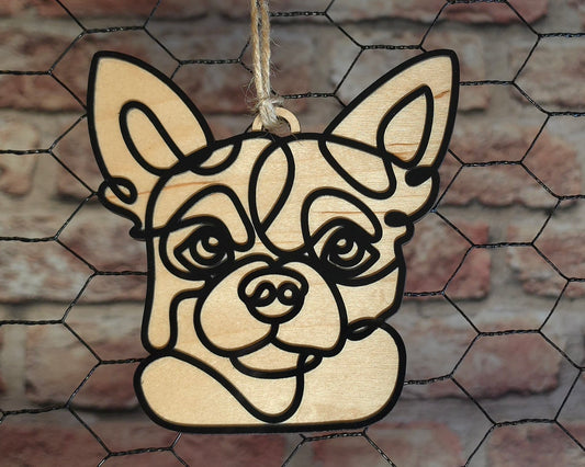 Dog Ornament C thru G
