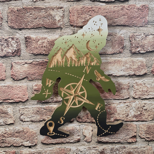 Carved Starry Sasquatch