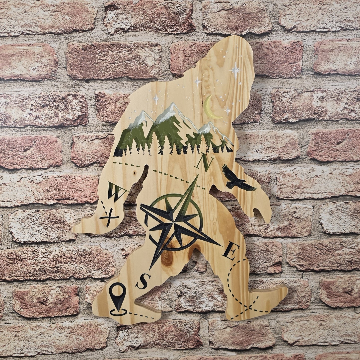 Carved Starry Sasquatch