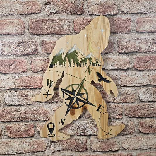 Carved Starry Sasquatch