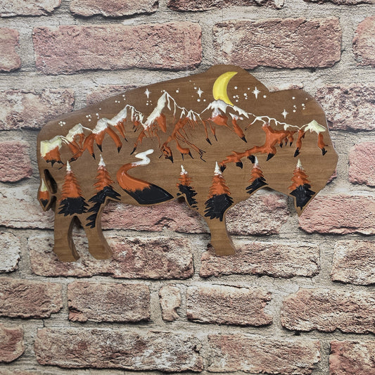 Carved Buffalo