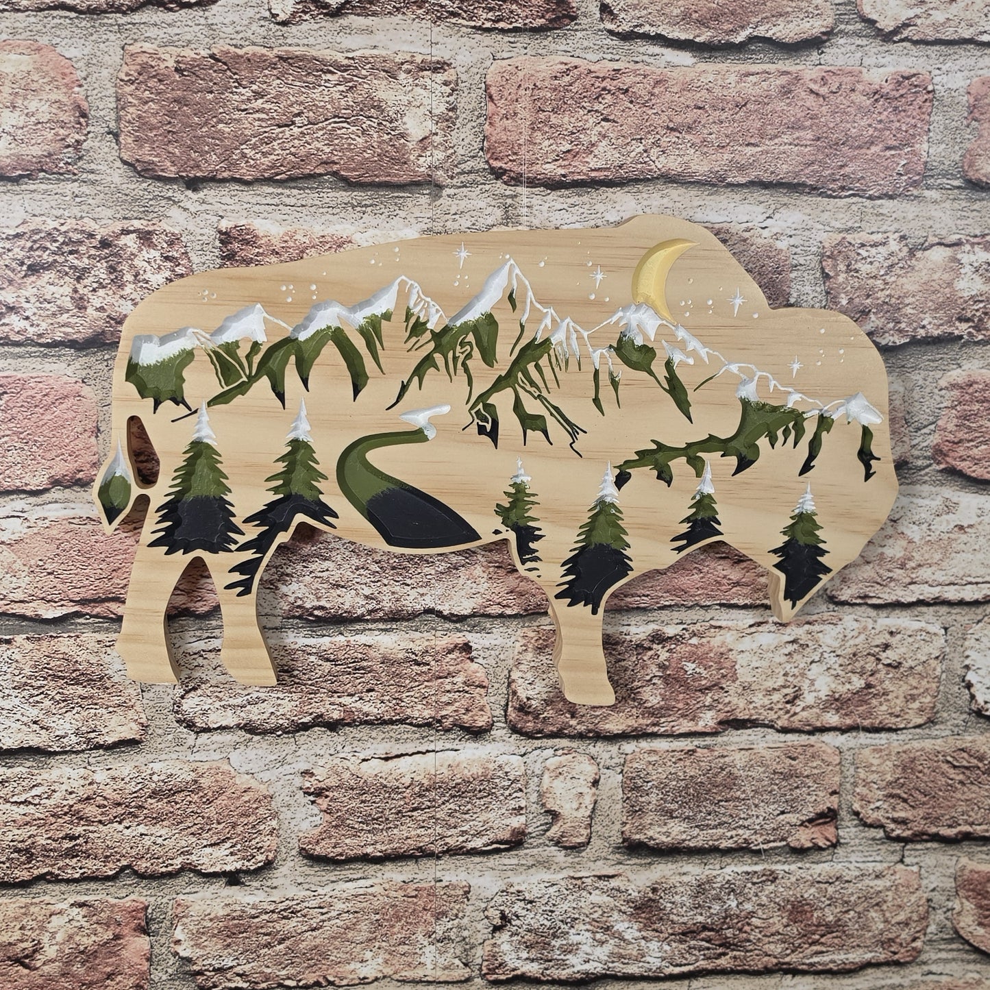 Carved Buffalo