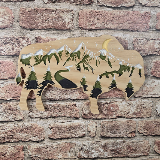 Carved Buffalo