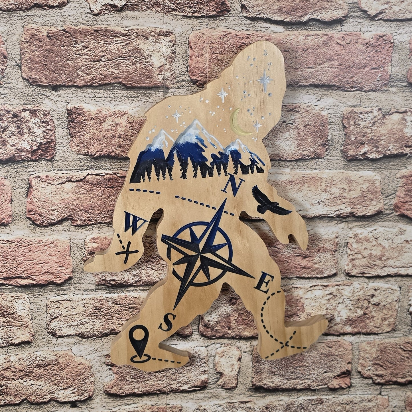Carved Starry Sasquatch