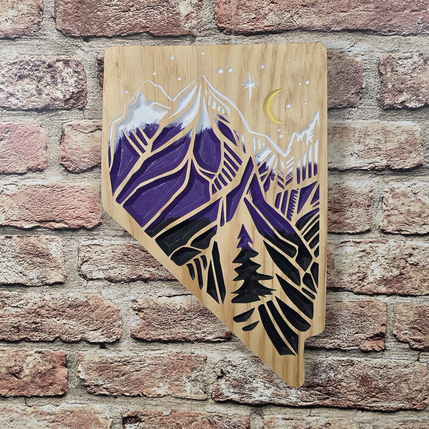 Carved Nevada Mountains