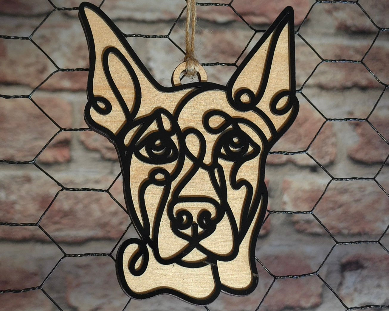 Dog Ornament C thru G